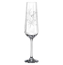 Набор фужеров для шампанского Сандра "SPARKLY LOVE" C6106 (2 шт) Crystalex