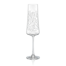 Набор фужеров для шампанского Экстра 210 мл (2 шт) декор "Счастье и любовь" Crystalex