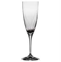 Набор бокалов для шампанского Кейт 220 мл (6 штук), декор "Ледяное пламя" Crystalex