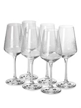 Набор бокалов для вина Сандра 350 мл (6шт), "Морозный узор" Crystalex