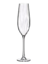 Набор фужеров для шампанского "COLUMBA OPTIC" 260 мл (2 шт) Crystal Bohemia