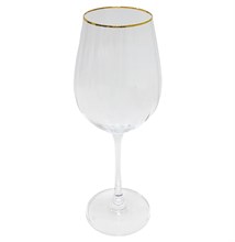 Набор бокалов для красного вина "COLUMBA OPTIC"; декор "Отводка золото", 650 мл (6 шт)