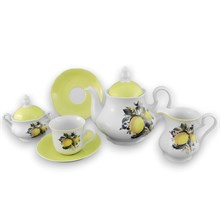 Сервиз чайный на 6 персон "Лимоны" Leander 15 предметов