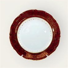 Блюдо круглое Repast Красный лист Мария-тереза M-D 30см