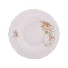 Набор тарелок глубоких Bernadotte Зеленый цветок 23 см(6 шт)