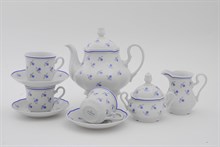 Сервиз чайный на 6 персон "Синие цветы" Leander 15 предметов