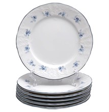 Набор тарелок 17 см Bernadotte Синий цветок (6 шт)