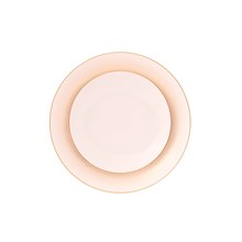 Набор глубоких тарелок Falkenporzellan Deluxe Shape - Rio White Gold 23,5 см (6 шт)