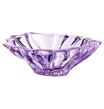 Фруктовница Aurum Crystal Plantica 33см Amethyst