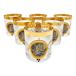 Набор стаканов для виски Art Gold 350 мл (6 шт) 000134