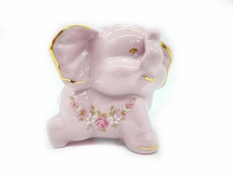 Слоник Bimbo, Розовый фарфор, Leander 000490