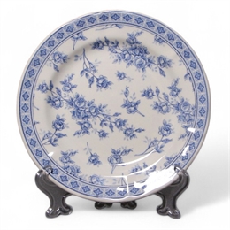 Тарелка десертная 18,7 см ROSE CLUSTER BLUE, Claytan 60-1809