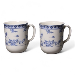 Набор из двух кружек ROSE CLUSTER BLUE, Claytan 97-1809