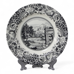 Тарелка глубокая 23,3 см ROME GREY, Claytan 62-0404