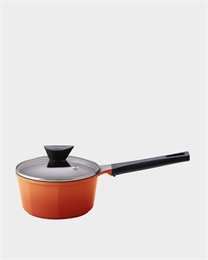 Ковш со стеклянной крышкой (индукция) Neoflam Orange 18 см, 2л 67665