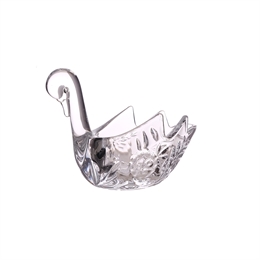 Конфетница лебедь Crystalite Bohemia 18 см 68780