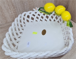 Блюдо квадратное Orgia Лимоны 26 см 66706