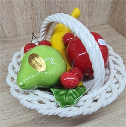 Корзина круглая Orgia Фрукты 24 см 45560