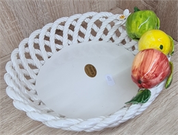 Корзина круглая Orgia Яблоки и лимон 26 см 66904