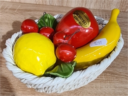 Композиция "Корзина с фруктами" овальная Orgia 19 см 66744