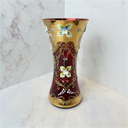 Ваза 22,5 см Красная лепка, Evpas 000278
