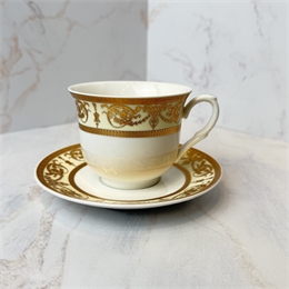 Набор чайных пар (6 шт) Green Henry (Cream Gold - 2) в подарочной коробке 000349