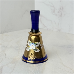 Колокольчик 8,5 см синяя лепка zlata Egermann 000394