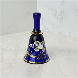 Колокольчик 8,5 см синяя лепка Egermann 000398