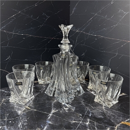 Набор для виски Florale 1+6, Crystalite Bohemia 001180