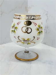 Фужер Юбилейный (Свадебный) Белая лепка, 14 см 000367