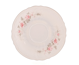 Блюдце Bernadotte "Бледная роза, платина" 15 см 20917