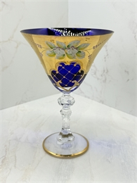 Набор фужеров для мартини (6 шт) 250 мл, Синяя лепка 000857