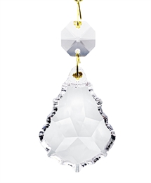 Подвеска Кленовый лист 52 мм (108/2,0) / хрустальная для люстры, Bydzov 001320