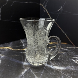 Стакан Армуд с ручкой 200 мл, хрусталь снежинка 000796