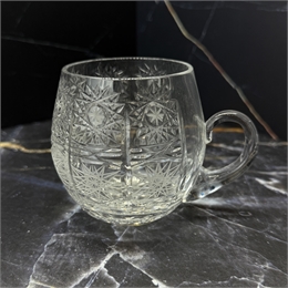 Набор кружек для напитков (для крюшона) 6 шт, хрусталь снежинка 000873