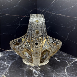 Корзинка 23 см (406) хрусталь с лепкой смальта 001195