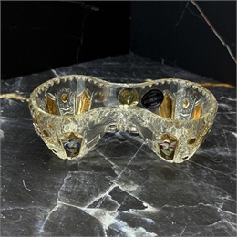 Солонка 13 см, хрусталь с лепкой 001223