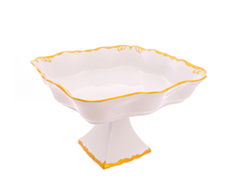 Салатник квадратный на ножке Queen's Crown Prestige 23 см 40322