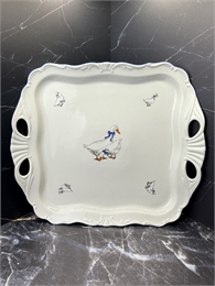 Поднос квадратный Гуси диагональ 37 см, Dubi 000753