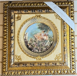 Панно Настенное 58 х 58 см Девушка на качелях 000725