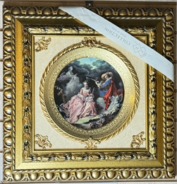 Панно Настенное 58 х 58 см Девушка и Юноша музыкант 000759