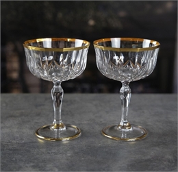 Набор креманок RCR Opera Style 240мл золото (2 шт) 69331