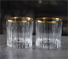 Набор стаканов для виски RCR Timeless 300мл золото (6 шт) 69650