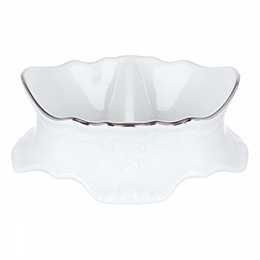 Прибор для специй двойной 13х4,5см "Бернадот Платина" Bernadotte ББ2963