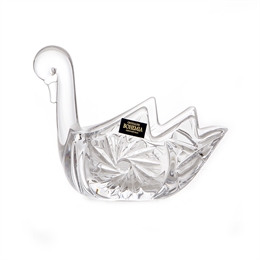 Ваза для конфет 18 cм "Лебедь " декор 2 ББ27950