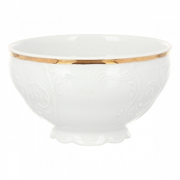 Набор пиал 360 мл 6 штук "Бернадот белый с золотой отводкой" Bernadotte ББ9970