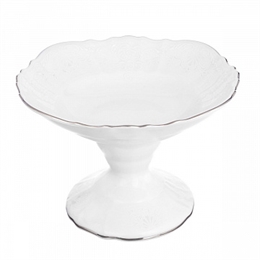 Салатник на ножке 25 см "Бернадот Платина" Bernadotte ББ44871