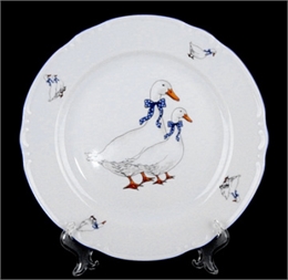 Набор тарелок 24 см 6 штук "Констанция Гуси" ББ17186