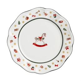 Тарелка 19 см "Лошадка" белая ББ85720