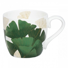 Кружка 425 мл "Ginkgo" зелёная 13,1x8,9 см Костяной фарфор ББ83496